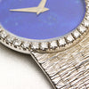 Piaget 18K White Gold Diamond Bezel Lapis Lazuli Dial Second Hand Watch Collectors 5