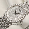 Piaget 18K White Gold Diamond Bezel Pave Second Hand Watch Collectors 4