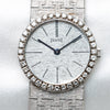 Piaget 18K White Gold Diamond Bezel Second Hand Watch Collectors 2