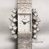 Piaget 18K White Gold Diamond Bezel Second Hand Watch Collectors 2
