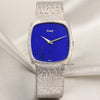 Piaget 18K White Gold Lapis Lazuli Second Hand Watch Collectors 1