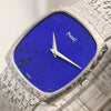 Piaget 18K White Gold Lapis Lazuli Second Hand Watch Collectors 4