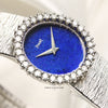 Piaget 18K White Gold Lapiz Lazuli Dial Diamond Bezel Second Hand Watch Collectors 5