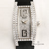 Piaget 18K White Gold Pave Diamond Bezel Second Hand Watch Collectors 2