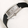Piaget 18K White Gold Pave Diamond Bezel Second Hand Watch Collectors 3