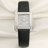 Piaget 18K White Gold Pave Diamond Second Hand Watch Collectors 1