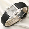 Piaget 18K White Gold Pave Diamond Second Hand Watch Collectors 3