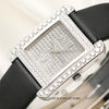 Piaget 18K White Gold Pave Diamond Second Hand Watch Collectors 4