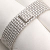 Piaget 18K White Gold Pave Full Diamond Second Hand Watch Collectors 7