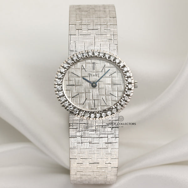 Piaget 18K White Gold Second Hand Watch Collectors 1