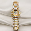 Piaget 18K Yellow Gold Diamond Pave Second Hand Watch Collectors 1