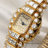Piaget 18K Yellow Gold Diamond Pave Second Hand Watch Collectors 4