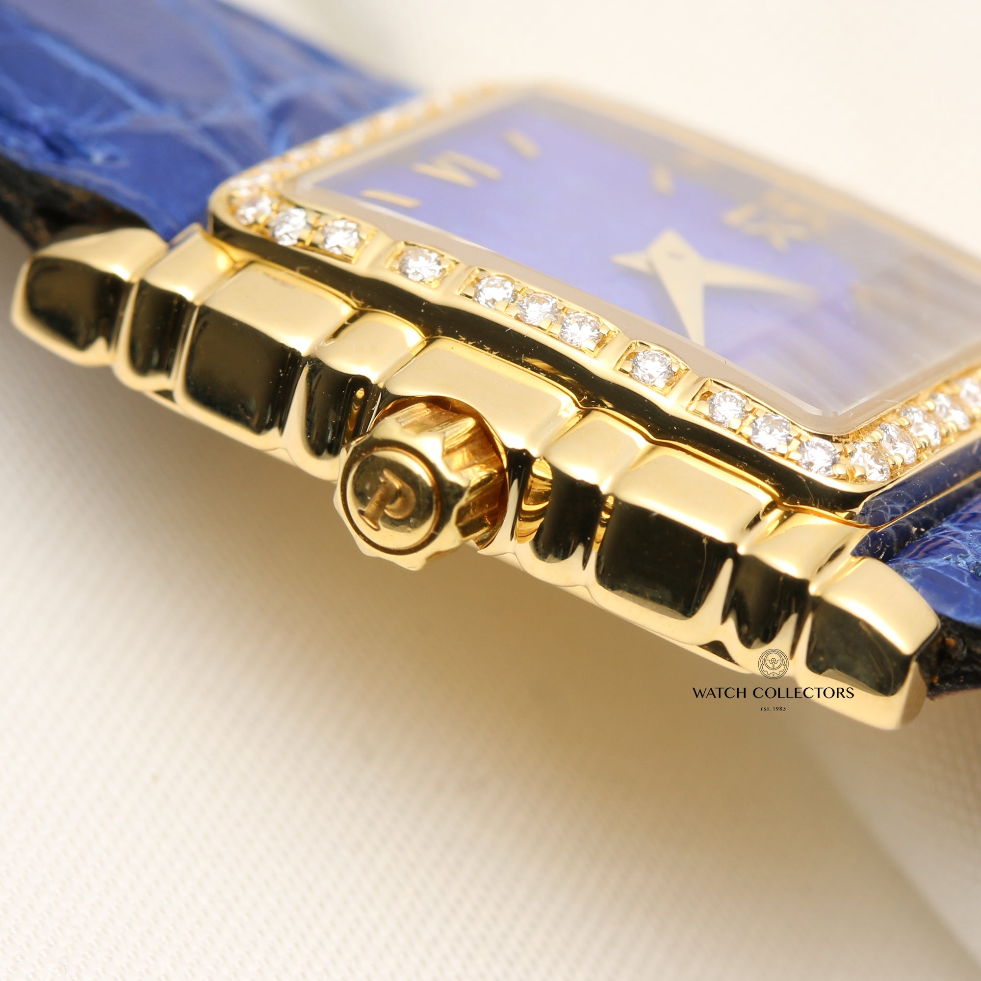 Piaget 18K Yellow Gold Lapiz Lazuli Second Hand Watch Collectors 6
