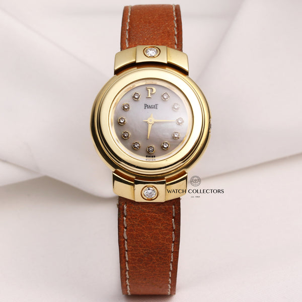 Piaget-18K-Yellow-Gold-MOP-Diamond-Second-hand-Watch-Collectors-1