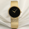 Piaget-18K-Yellow-Gold-Onyx-Dial-Diamond-Bezel-Second-Hand-Watch-Collectors-1