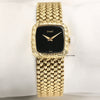Piaget 18K Yellow Gold Onyx Dial Second Hand Watch Collectors 1