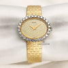 Piaget 18K Yellow & White Gold Diamond Bezel Second Hand Watch Collectors 1