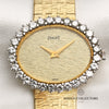 Piaget 18K Yellow & White Gold Diamond Bezel Second Hand Watch Collectors 2