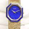 Piaget Lapis Lazuli 18K Yellow Gold Second Hand Watch Collectors 2