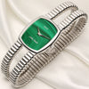 Piaget Malachite 18K White Gold Second Hand Watch Collectors 3