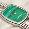 Piaget Malachite 18K White Gold Second Hand Watch Collectors 7