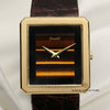Piaget Onyx Tiger Eye Stone Dial Second Hand Watch Collectors 2