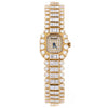 Vintage & Rare Piaget Watch | Round & Princess Diamonds | 18k Yellow Gold | Circa 1990s