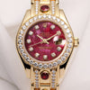 Rare-Factory-Rolex-Lady-DateJust-Pearlmaster-18K-Yellow-Gold-Glossular-Diamond-Dial-and-Bezel-Ruby-Diamond-Bracelet-Second-Hand-Watch-Collectors-2
