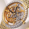 Rare Gerald Genta Skeleton Dial 18K Yellow & White Gold Second Hand Watch Collectors 4