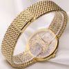 Rare Gerald Genta Skeleton Dial 18K Yellow & White Gold Second Hand Watch Collectors 5