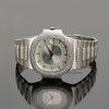 Rare Patek Philippe Nautilus 3800_105G-001 Diamond & Emerald 18K White Gold Second Hand Watch Collectors 14