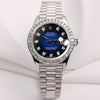 Rare-Rolex-Lady-DateJust-69126-Platinum-Blue-Degrading-Diamond-Dial-Princess-Cut-Bezel-Second-Hand-Watch-Collectors-1