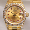 Rare-Rolex-Lady-DateJust-69158-18K-Yellow-Gold-Diamond-String-Ruby-Dial-Diamond-Bezel-Shoulders-Second-Hand-Watch-Collectors-2