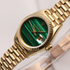 Rare-Rolex-Lady-DateJust-69178-18K-Yellow-Gold-Malachite-Dial-Second-Hand-Watch-Collectors-3