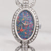 Rare Vintage Ladies Chopard Opal Diamond 18k White Gold Second Hand Watch Collectors 2