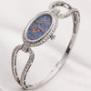 Rare Vintage Ladies Chopard Opal Diamond 18k White Gold Second Hand Watch Collectors 3