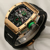 Richard Mille Rm11-01 R.Mancini 18K Rose Gold Second Hand Watch Collectors 3