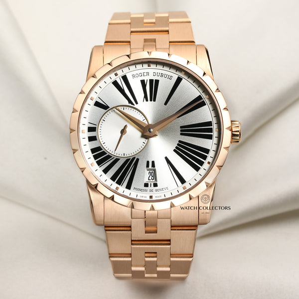 Roger Dubuis 18K Rose Gold Second Hand Watch Collectors 1