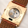 Roger Dubuis Too Much 18K Rose Gold Stone Dial Second Hand Watch Collectors 7