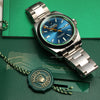 Rolex 116400GV Milgauss Stainless Steel Blue Dial Second Hand Watch Collectors 10