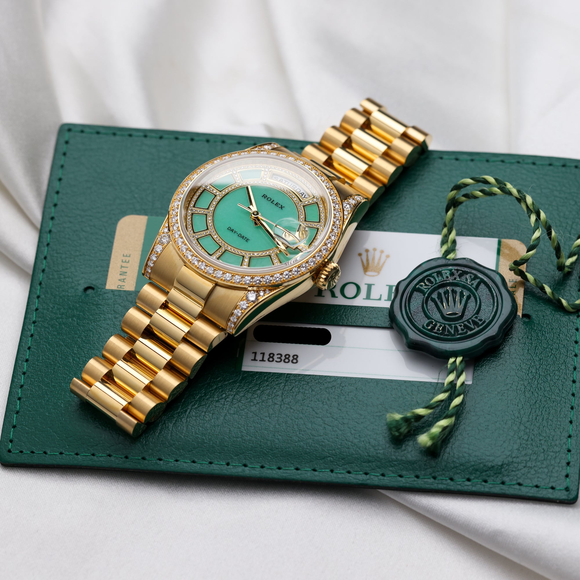 Rolex-118388-Day-Date-18K-Yellow-Gold-Second-Hand-Watch-Collectors-8