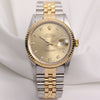 Rolex 16233 Steel & Gold Diamond W20 Second Hand Watch Collectors 1