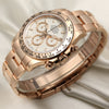 Rolex 18K Rose Gold Daytona Second Hand Watch Collectors 3