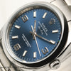 Rolex Air-King 114200 Stainless Steel Blue Arabic Numeral Dial Second Hand Watch Collectors 4