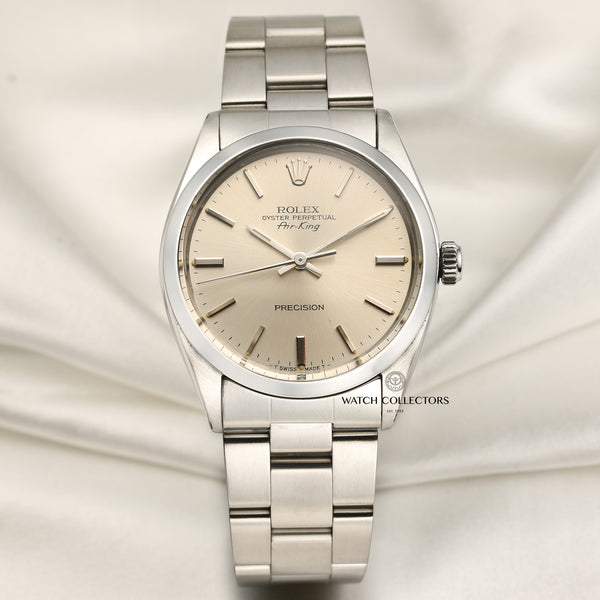 Rolex Air-King Stainless Steel Second Hand Watch Collectors 1