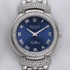 Rolex Cellini 18K White Gold Diamond Second Hand Watch Collectors 2