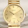 Rolex Cellini 18K Yellow Gold Diamond Second Hand Watch Collectors 2