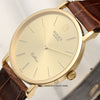 Rolex Cellini 18K Yellow Gold Second Hand Watch Collectors 4