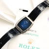 Rolex Cellini 4037 18K White Gold Blue Degrading Dial Second Hand Watch Collectors 10