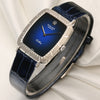 Rolex Cellini 4037 18K White Gold Blue Degrading Dial Second Hand Watch Collectors 3